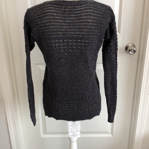 DKNY jeans dark grey knit sweater size small - Picture 3 of 5